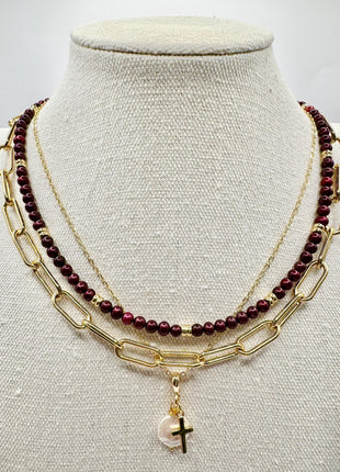 18k Gold Paperclip Chain | Gold Necklace | Thick Link Chain for Layering