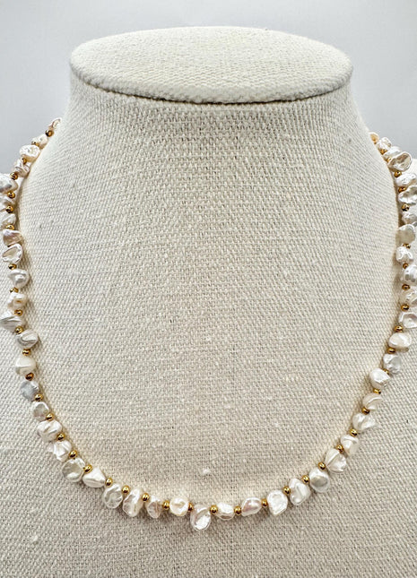Freshwater Pearl Beaded Necklace