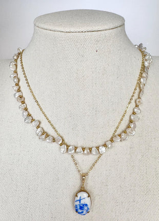 Freshwater Pearl Beaded Necklace