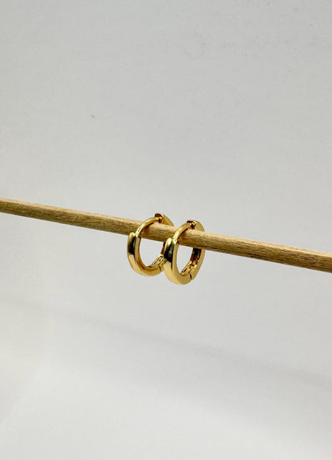 Dainty Hoop Earrings | Gold Huggies | Delicate Hoops